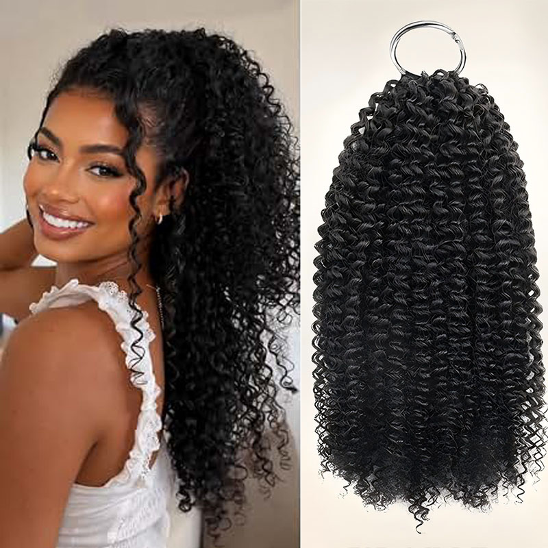 Hair Bundles - Jerry Curly Human Crochet Hair Natural