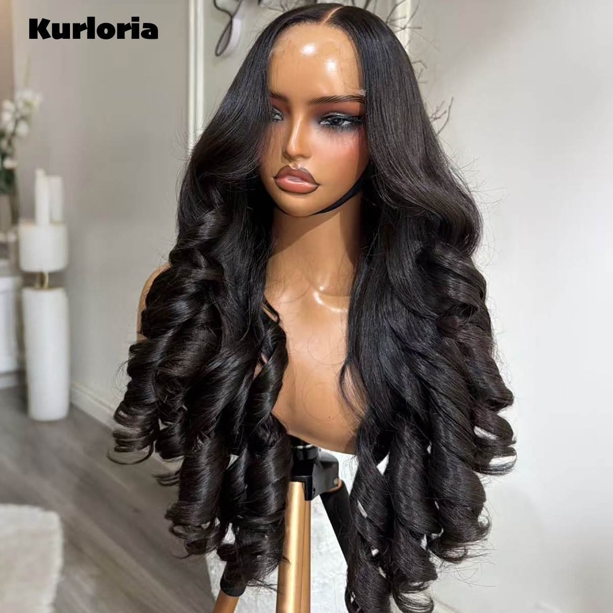 100% Human Hair Natural Black  - Glueless Wear And Go Human Hair Wig 评论和价格
