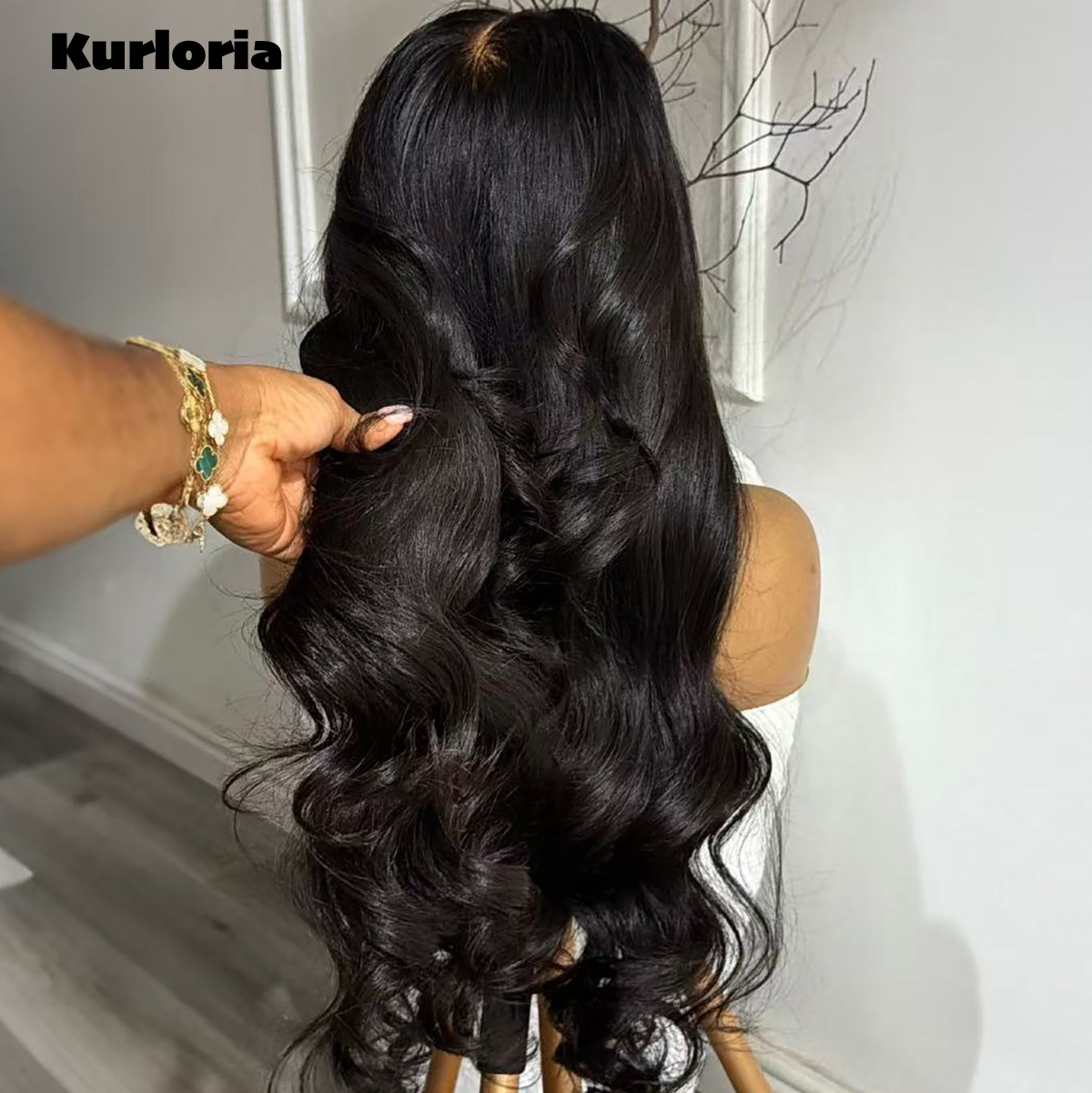 100% Human Hair Natural Black  - Glueless Wear And Go Human Hair Wig 评论和价格