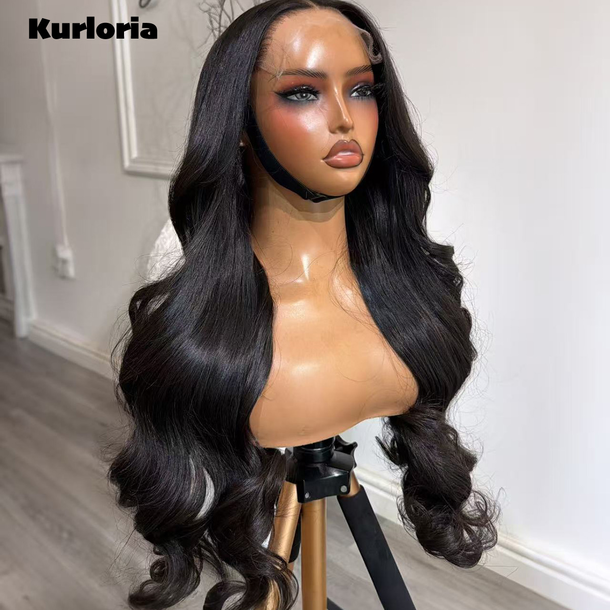 100% Human Hair Natural Black  - Glueless Wear And Go Human Hair Wig 评论和价格