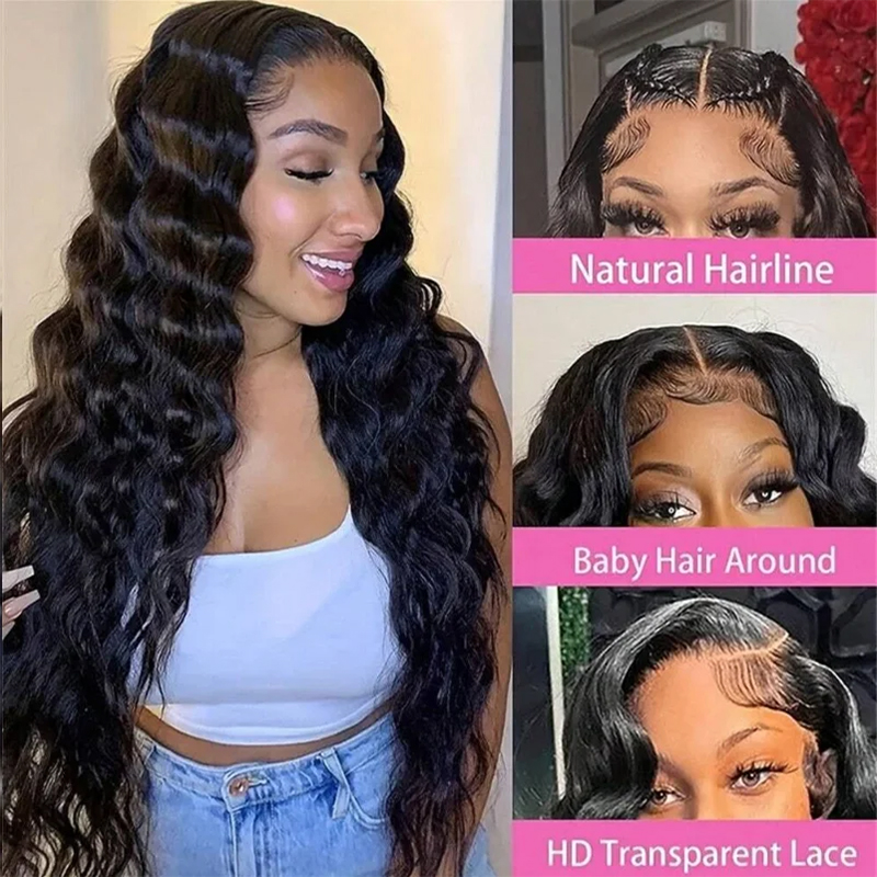 220% Density 38 Inch Loose Wav - Lace Front Wigs 评论和价格