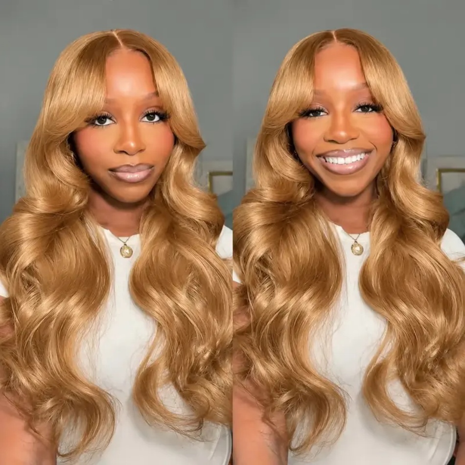 Honey Blonde Wig Body Wave 13x - Lace Front Wigs 评论和价格