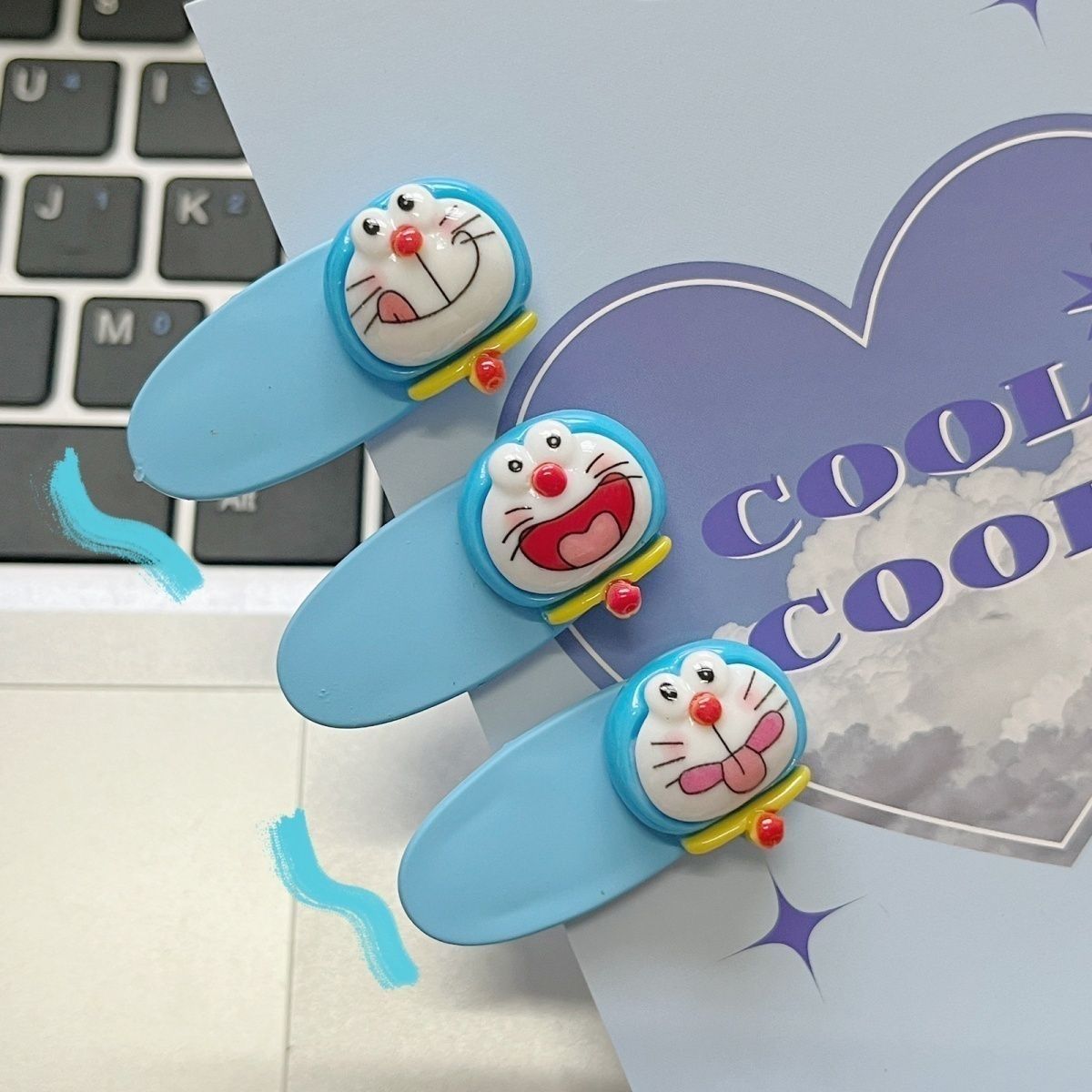 Cute Doraemon Expression Duckb - Hair Bundles 评论和价格