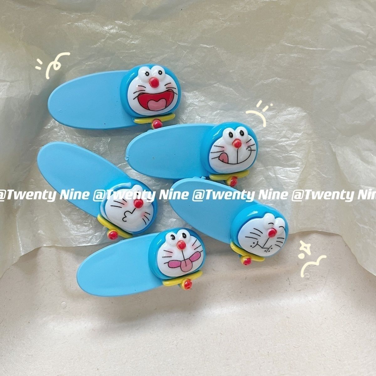 Cute Doraemon Expression Duckb - Hair Bundles 评论和价格