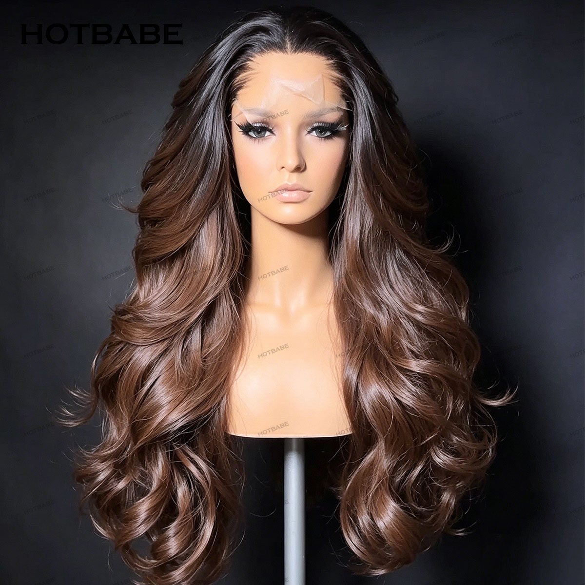 Glueless Wigs Human Hair 1B/4  - Hd Lace Frontal Wig Human Hair Pre Plucked 评论和价格