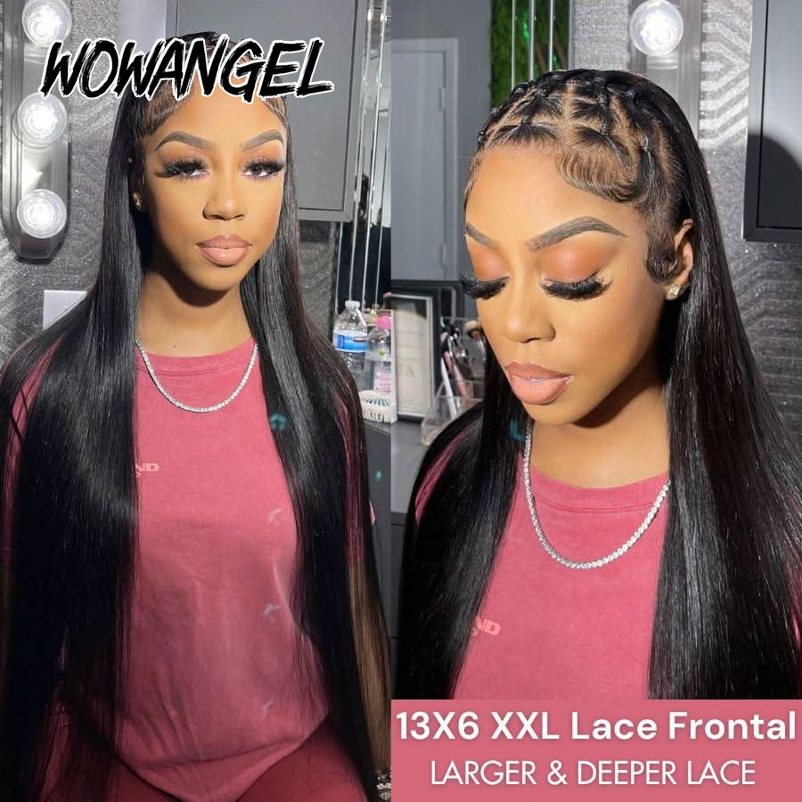 WOWANGEL Straight Lace Front W - Lace Front Wigs 评论和价格