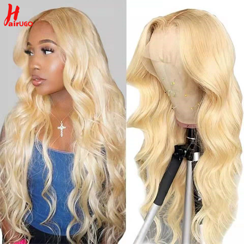 HairUGo 613 Blonde 13x6 Body W - 613 Blonde Body Wave Lace Front Wig 评论和价格