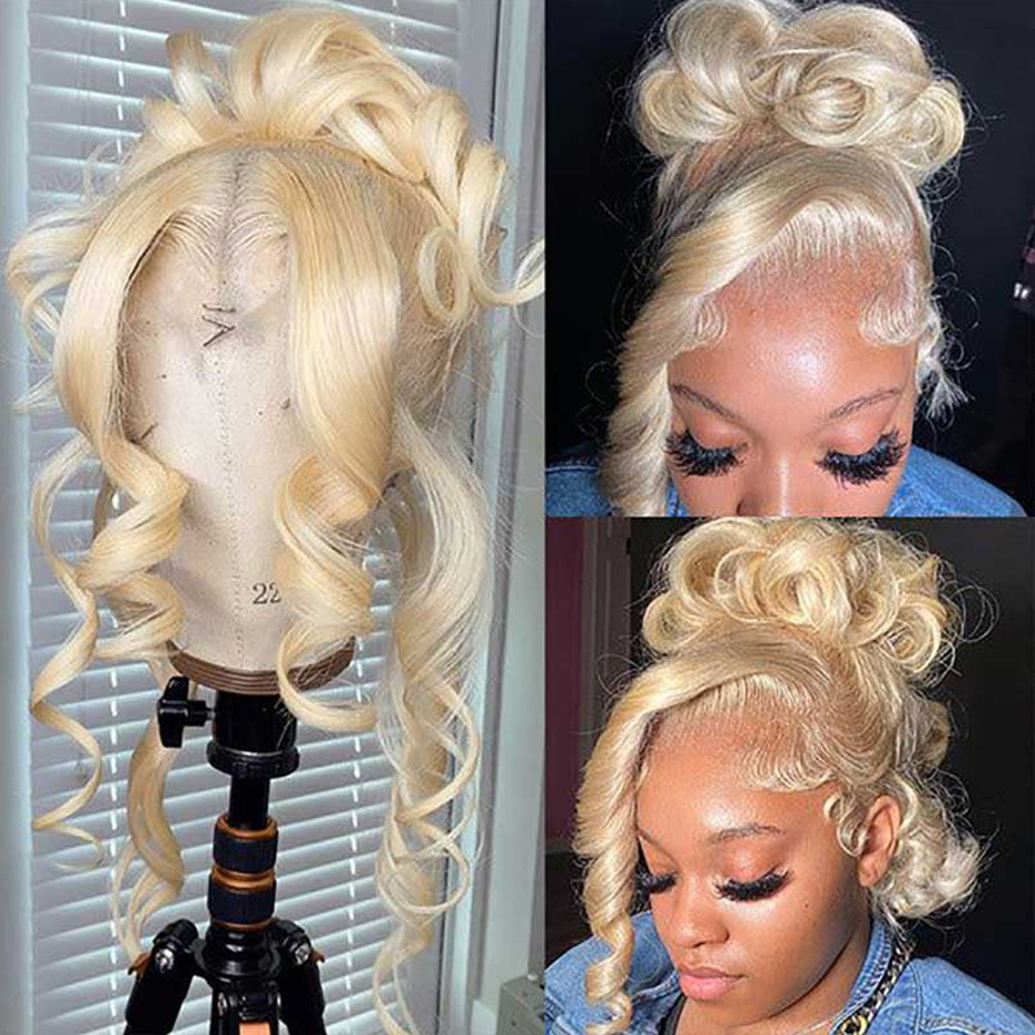613 Blonde 360 Lace Body Wave  - 613 Blonde Body Wave Lace Front Wig 评论和价格