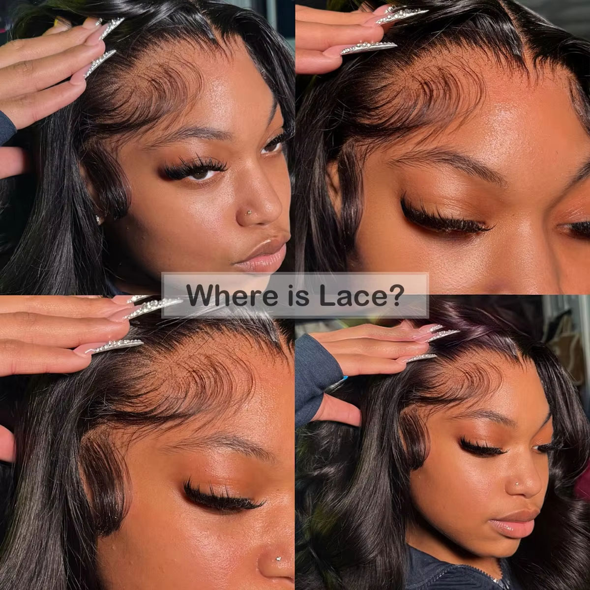 400 Density Glueless Wig Human - Hd Lace Frontal Wig Human Hair Pre Plucked 评论和价格