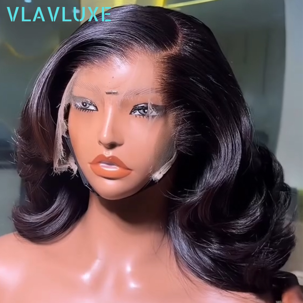 Layered Cut 400 Density 100% H - Hd Lace Frontal Wig Human Hair Pre Plucked 评论和价格