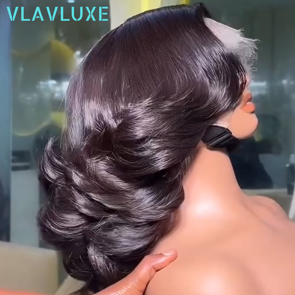 Layered Cut 400 Density 100% H - Hd Lace Frontal Wig Human Hair Pre Plucked 评论和价格