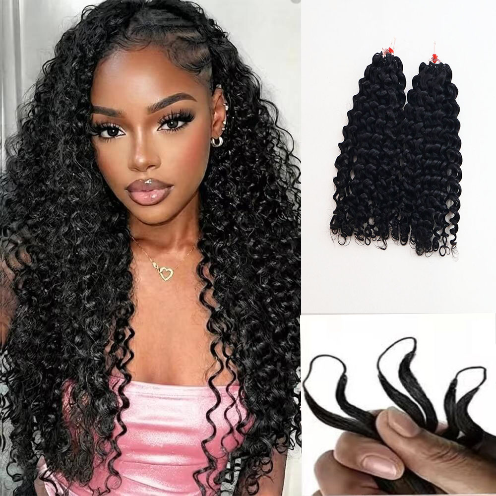 Bouncy Curly Human Hair Bundle - Hair Bundles 评论和价格