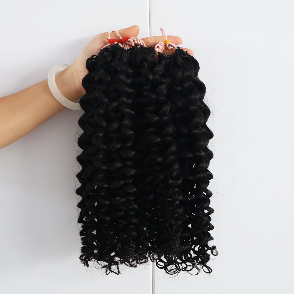 Bouncy Curly Human Hair Bundle - Hair Bundles 评论和价格