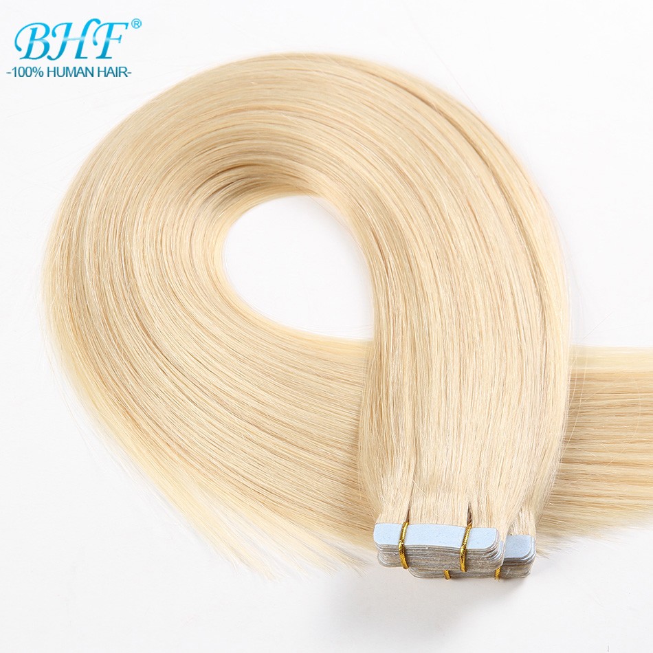BHF Tape In Hair Extensions Hu - Invisible Tape In Extensions Real Hair 评论和价格