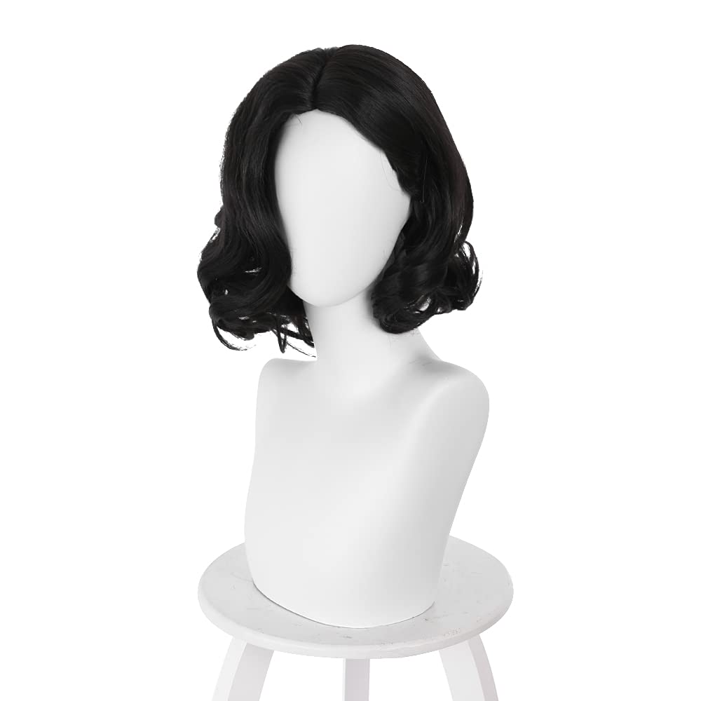 Black Short Bob Wavy Middle Pa - Synthetic Braided Wigs For Black Women 评论和价格